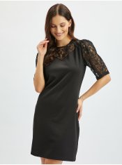 Orsay Černé dámské šaty s krajkou XS