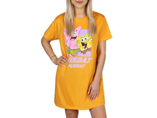 sarcia.eu SpongeBob Squarepants Oranžová bavlněná noční košile na spaní