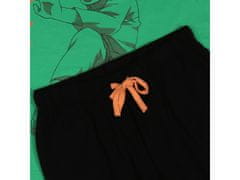 sarcia.eu Naruto Pánské pyžamo s krátkým rukávem, bavlněné pyžamo, zelené a černé OEKO-TEX XL