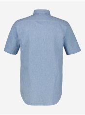 Lerros Modrá pánská košile s krátkým rukávem LERROS S