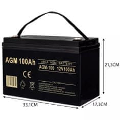 Iso Trade Baterie AGM 12V 100AH