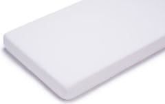 Petite&Mars Napínací prostěradlo nepromokavé Soft Dream Dry 120 x 60 White