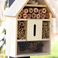 ProGarden Dům Hotel Hnízdní Budka Pro Hmyz Motýli Včely Prospěšný Hmyz, Dřevěné Krmítko, Zahradní Dekorace