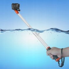 TELESIN Monopod Grip SELFIE Stick Transparent pro GoPro TELESIN