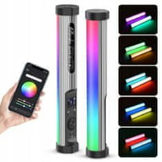 ULANZI LED lampa, trubice, Bluetooth RGB / Ulanzi AY6C