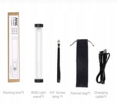 ULANZI LED lampa, trubice, Bluetooth RGB / Ulanzi AY6C