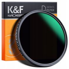 K&F Concept Filtr šedý / gray plne nastavitelný ND3-ND1000 37mm / 37mm / KF01.2054