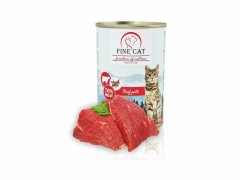 Fine Cat Fine Cat konzerva pro kočky hovězí 70% masa Paté 400g