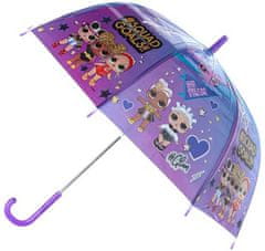 EUROSWAN Deštník L.O.L. Surprise fialový 70cm