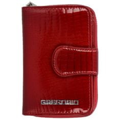 Lorenti Dámská lakovaná kožená peněženka Fia, červená