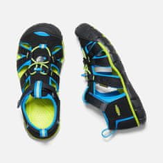 KEEN Dětské sandály SEACAMP 1022969 black/brilliant blue (Velikost 30)