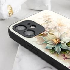 Mobiwear Prémiový lesklý kryt Glossy na mobil Samsung Galaxy A15 / A15 5G - G014G Krémové květy