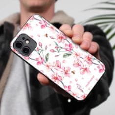 Mobiwear Prémiový lesklý kryt Glossy na mobil Samsung Galaxy S24 - G033G - Růžové květy