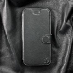 Mobiwear Kožené flip pouzdro na mobil Xiaomi 13T / 13T Pro - Černé - L_BLS