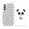 Flip pouzdro na mobil Samsung Galaxy A34 5G - M030P Panda Amálka
