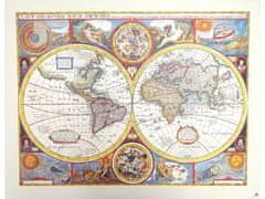 Alum online Retro mapa světa - John Speed, 1651