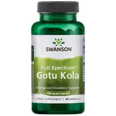 Swanson Gotu Kola, 435 mg, 60 kapslí
