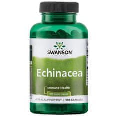 Swanson Echinacea (Třapatka nachová), 400 mg, 100 kapslí