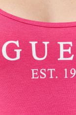 Guess Dámské triko s dlouhým rukávem O2BM31KBBU1 EXR růžová - Guess růžová XL