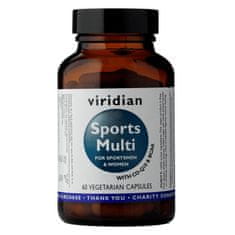 VIRIDIAN nutrition Sports Multi (Vitamíny, minerály a rostlinné extrakty), 60 kapslí