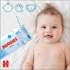 Huggies HUGGIES Single Pure Ubrousky vlhčené 56 ks