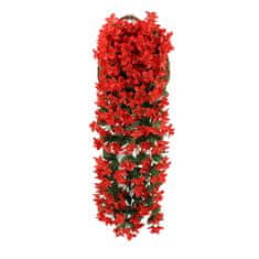 Umělá visací rostlina - Hangyplant, Červené
