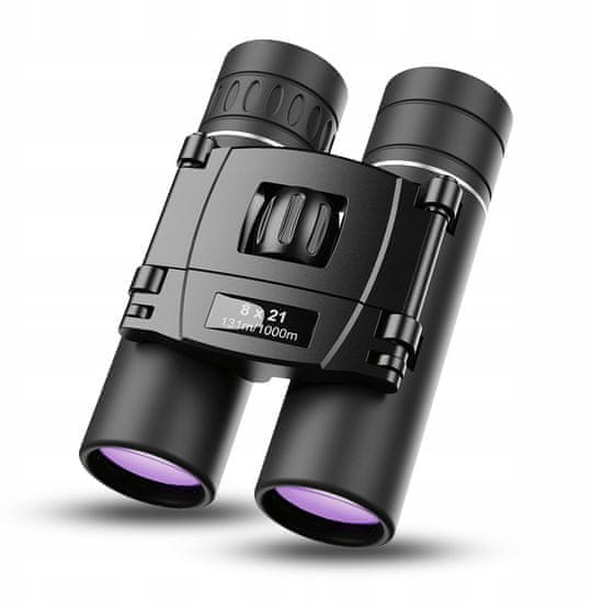 Apexel Kapesní dalekohled MINI ZOOM 8x 21mm 8x21 K9 + pouzdro / APEXEL