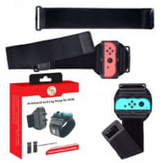 JYS Řemínek na ruku a noha pro Nintendo Switch / OLED + pásek JYS