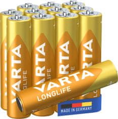 Varta baterie Longlife AAA, 12ks (Big box)