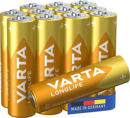 Varta baterie Longlife AA, 12ks (Big box)