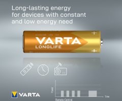 Varta baterie Longlife AA, 2ks