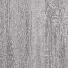 shumee Konferenční stolek šedý sonoma 50 x 50 x 35 cm kompozitní dřevo