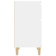 Vidaxl Noční stolek bílý s vysokým leskem 40 x 35 x 70 cm
