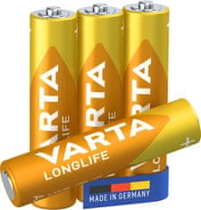 Varta baterie Longlife AAA, 4ks