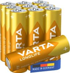 Varta baterie Longlife AA, 10ks (Double Blister)