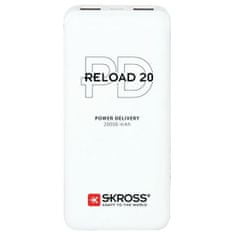 Skross powerbank Reload 20 PD, 20000mAh, USB A+C DN57-PD, bílý