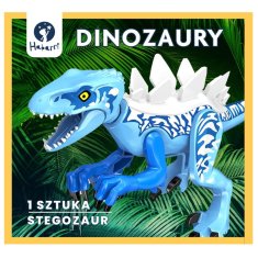 HABARRI Velký modrý dinosaurus - Stegosaurus