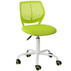 SoBuy SoBuy FST64-GR Psací židle Dětská otočná židle Otočná židle Kancelářská židle Zelená výška sedáku: 46-58cm