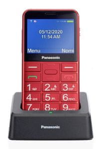 Panasonic KX-TU155EXCN, mobilni telefon za starejše, veliki gumbi, berljiv zaslon, velika glasnost