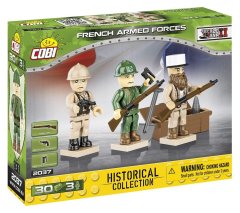 Cobi COBI 2037 3 figurky s doplňky French Armed Forces, 30 k