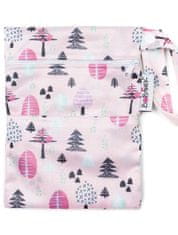 Bobánek Nepromokavá taška mini - Růžový les 20 x 15cm