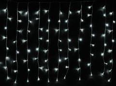 Vánoční světelný déšť 160 LED Studená bílá