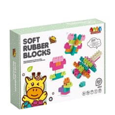HABARRI SOFT bloky - měkké stavební bloky 62 prvků