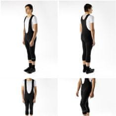 Force 3/4 kalhoty Maze - pánské, elastické, lacl, s vložkou, černá - velikost XS