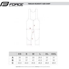 Force 3/4 kalhoty Maze - pánské, elastické, lacl, s vložkou, černá - velikost XS