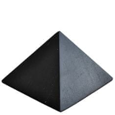 Feng shui Harmony Šungitová pyramida 9cm leštěná