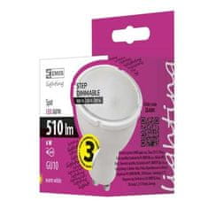 Emos LED žárovka LED žárovka Premium MR16 6W GU10 Teplá bílá Stmívatelná