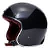 JET CLASSIC vintage helma černá lesklá