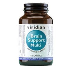 VIRIDIAN nutrition Brain Support Multi (Multivitamín pro duševní zdraví a kognitivní funkce), 60 kapslí