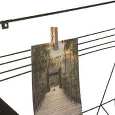 Dekorstyle Kovový fotorámeček na více fotek Elora 35x55 cm černý